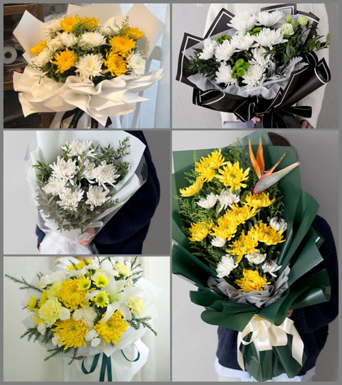 浙江省温州苍南县矾山镇溪光村白事花束代送
